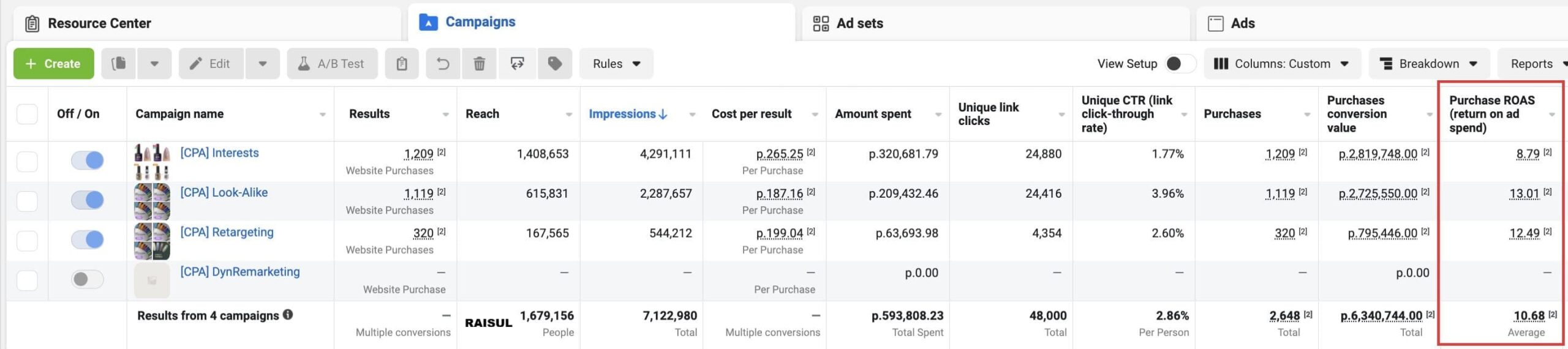 10x ROAS-Facebook & Instagram-Ads-for-Ecommerce-Health & Beauty